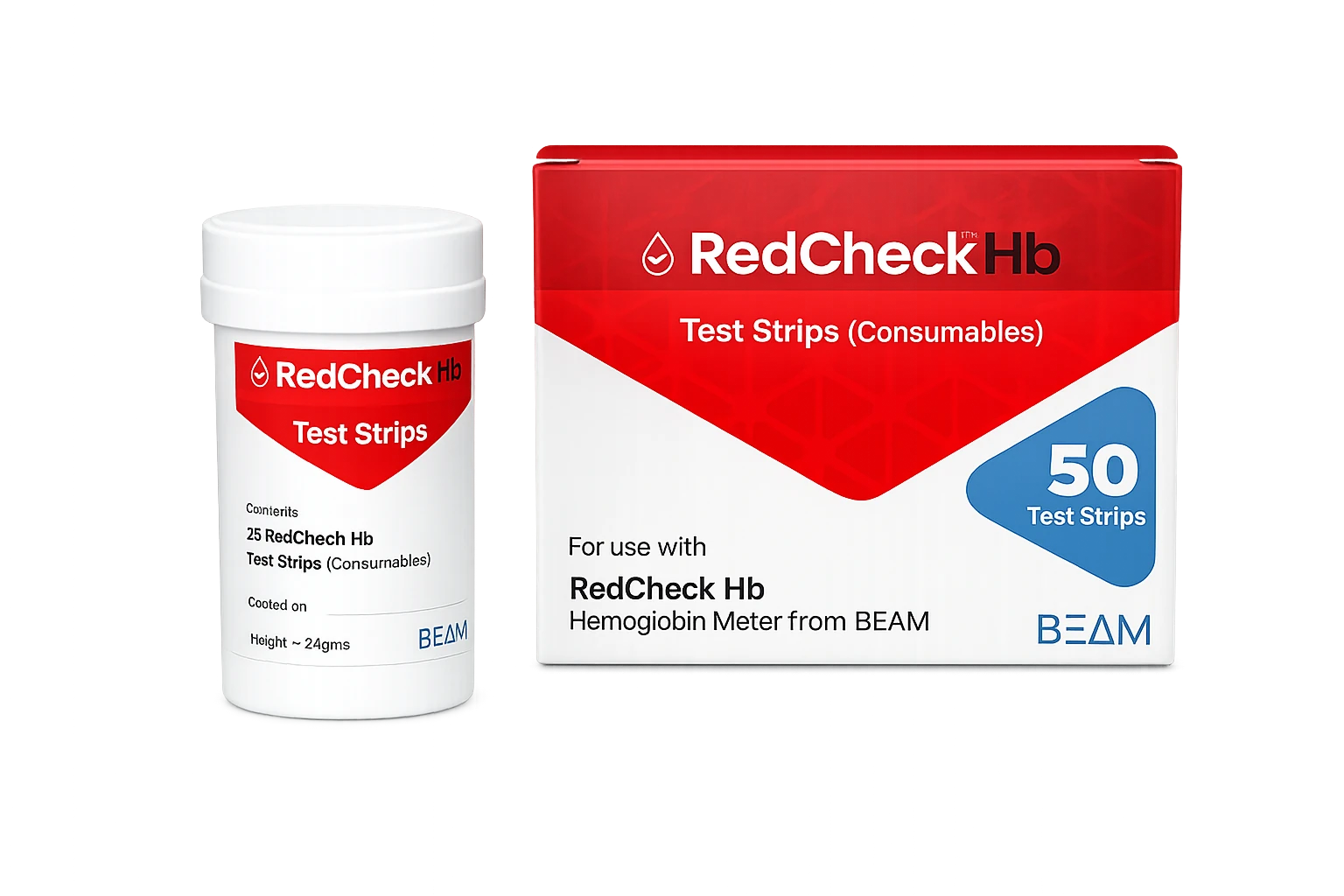 RedCheck Hb Test Strips (50T)